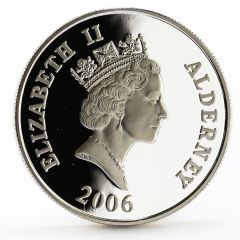 5 Pounds - Elizabeth II Sir Isaac Newton, Silver Proof Issue