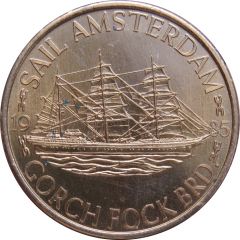 3 Daalder - Sail `85 Amsterdam Gorch Fock