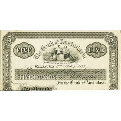 5 Pounds Bank of Australasia