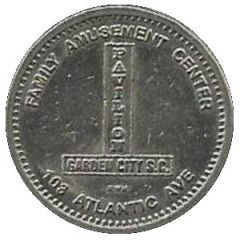 Game Token - Pavilion Family Amusement Center Garden City, South Carolina