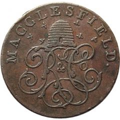 1/2 Penny Cheshire - Macclesfield / Charles Roe Copper Works