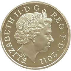 1 Pound - Elizabeth II 4th portrait, Edinburgh