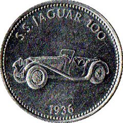 Shell Token - Historic Cars S.S. Jaguar 100 1936