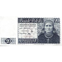 20 Zlotys WW2 Polish Government in Exile