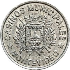 Casinos Municipales token Large coat Montevideo