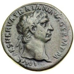 Sestertius - Trajan TR POT COS III P P S C, Concordia