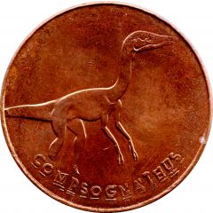 Token - Tetley, The Lost World No 6. Compsognathus