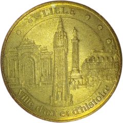 Monnaie de Paris Tourist Token - Lille Ville d`art et d`histoire - 4 monuments