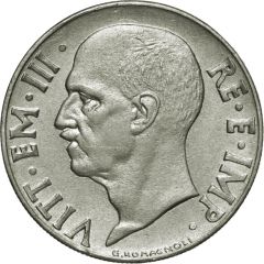 20 Centesimi - Victor Emmanuel III magnetic, smooth edge