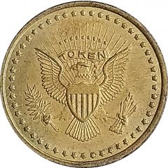 Token - No Cash Value Eagle looking left