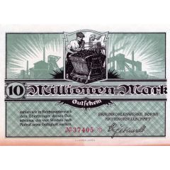 10 000 000 Mark Braunkohlenwerke Borna