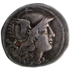 Denarius Crooked staff, ROMA