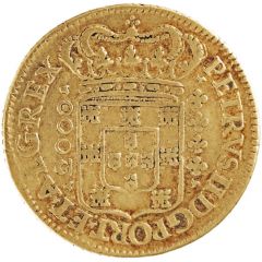 1/2 Moeda - Pedro II Lisboa and Rio mint