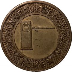 Token - Penn Fruit Philadelphia, Pennsylvania