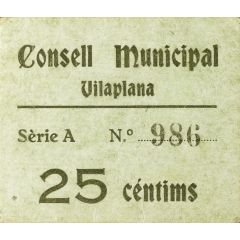 25 Céntimos Vilaplana