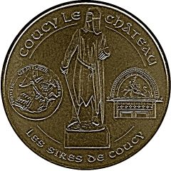 Monnaie de Paris Tourist Token - Coucy le Château Les sires de Coucy
