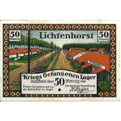 50 Pfennig Kriegs Gefangenen Lager