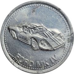 Token - Shell`s Hot Wheels Coin Game Ford MK IV