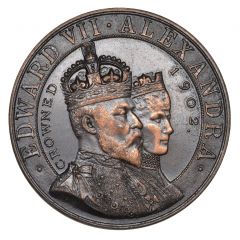 Medal - Edward VII Coronation, H.B. Sale, bronze