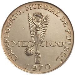 Token - FIFA World Cup 1970 Mexico Estadio Azteca