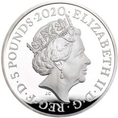 5 Pounds - Elizabeth II The Infamous Prison, Silver Piedfort