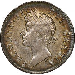 3 Pence - James II incl. Maundy