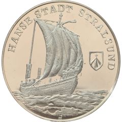 Medal - Stralsund - Schiff `König`