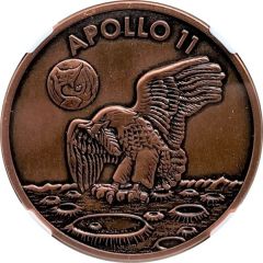 Medal - 50th Anniversary of Apollo 11 Robbins Medal Restrike