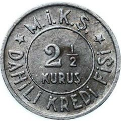2 1/2 Kuruş - Gemlik Sunğipek Fabrikası