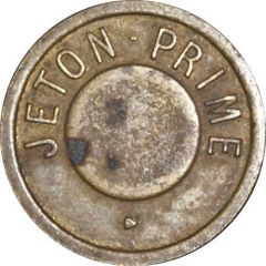 Jeton Prime inscribed both sides