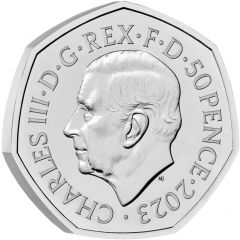 50 Pence - Charles III Luke Skywalker and Princess Leia
