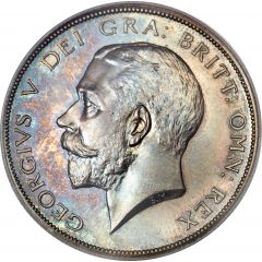 1/2 Crown - George V 1st type