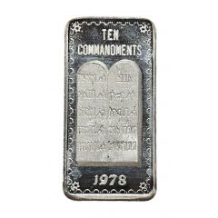 1 Oz Silver - Great Lakes Mint Ten Commandments 1973