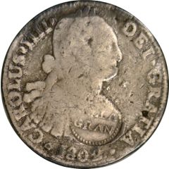 8 Reales Villa Gran - Insurgent Countermarked coinage