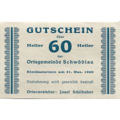60 Heller Schwödiau