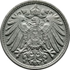 10 Pfennig - Wilhelm II type 2 - small shield