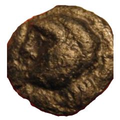 Potin with boar and severed head