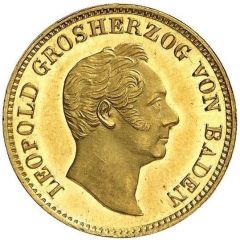 1 Kreuzer - Leopold I Charles Frederick`s statue - Gold pattern strike