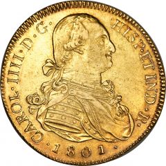 8 Escudos - Carlos IV