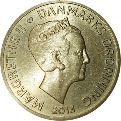 20 Kroner - Margrethe II H. C. Ørsted and Electromagnetism