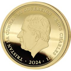 1/8 Sovereign - Charles III King Charles and the Dragon