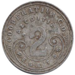 2 Pesetas - Azcoitia