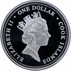 1 Dollar - Elizabeth II Australia's First Steam Train