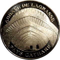Monnaie de Paris Tourist Token - Pays Cathare Abbaye de Lagrasse