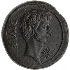 Dupondius - Octavian DIVI•F / DIVOS IVLIVS