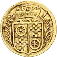 1 Dreier - Anselm Francis of Ingelheim Gold pattern strike