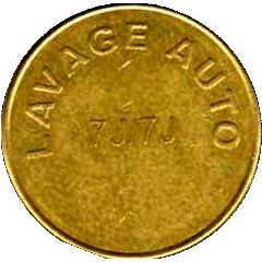 Car Wash Token - Lavage Auto