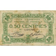 50 Centimes - Ville et Chambre de Commerce d`Abbeville [80]