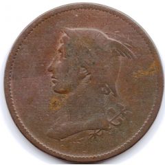 1/2 Penny British Copper Company - Mercury