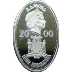 1000 Kwacha - Elizabeth II Queen Mother